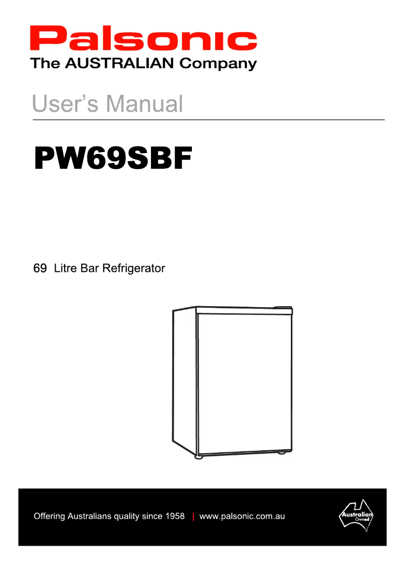 Imagen de la primera página del manual del dispositivo PW69SBF