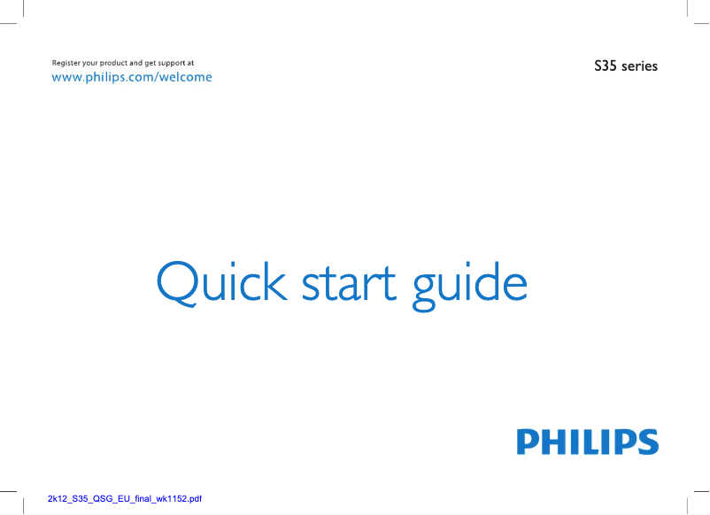Página 1 del manual Guía de inicio rápido Philips 22PFL3507H