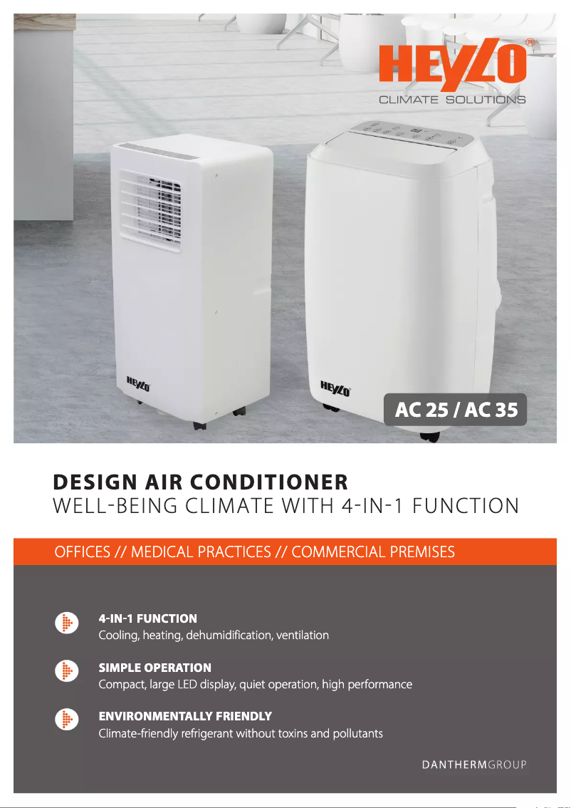 Página 1 del manual Folleto Heylo AC 25