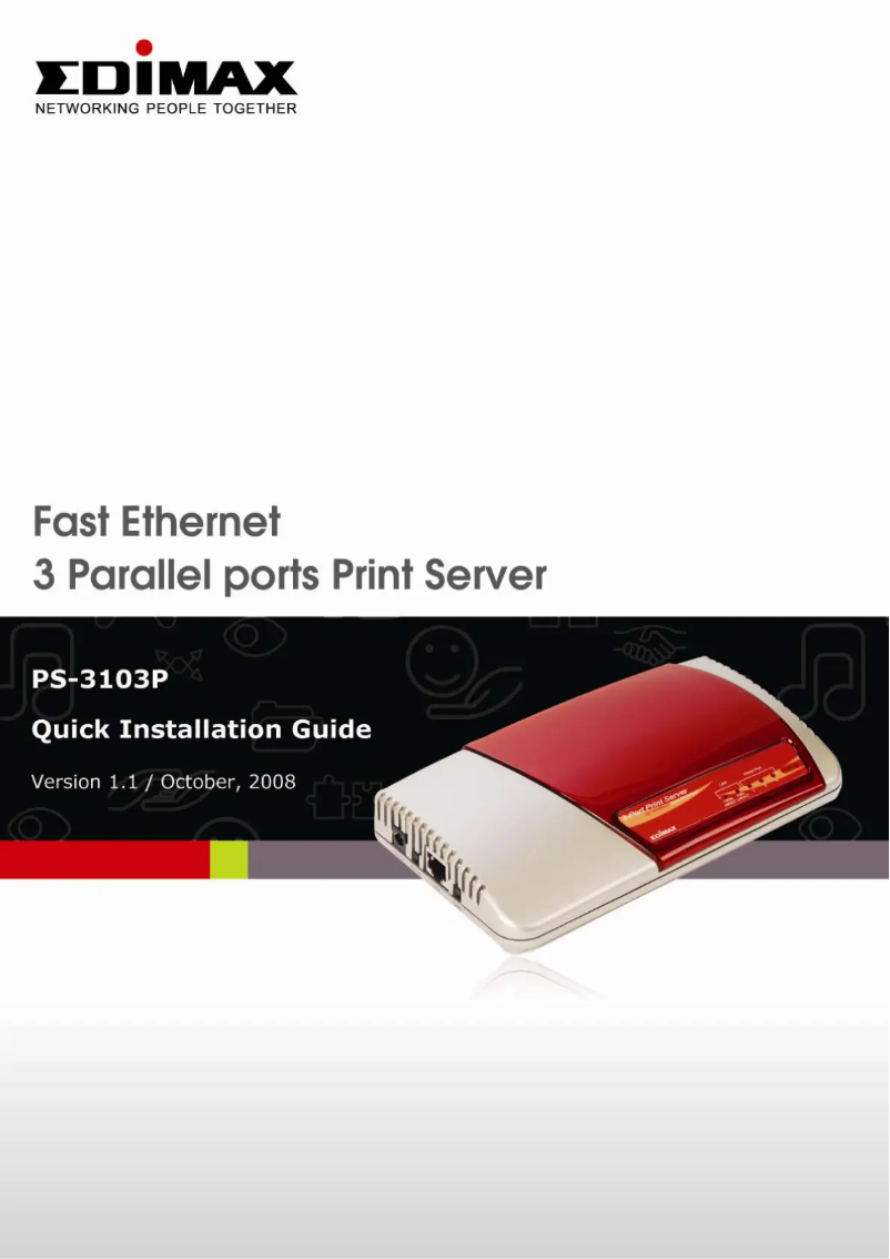 Imagen de la primera página del manual del dispositivo PS-3103P