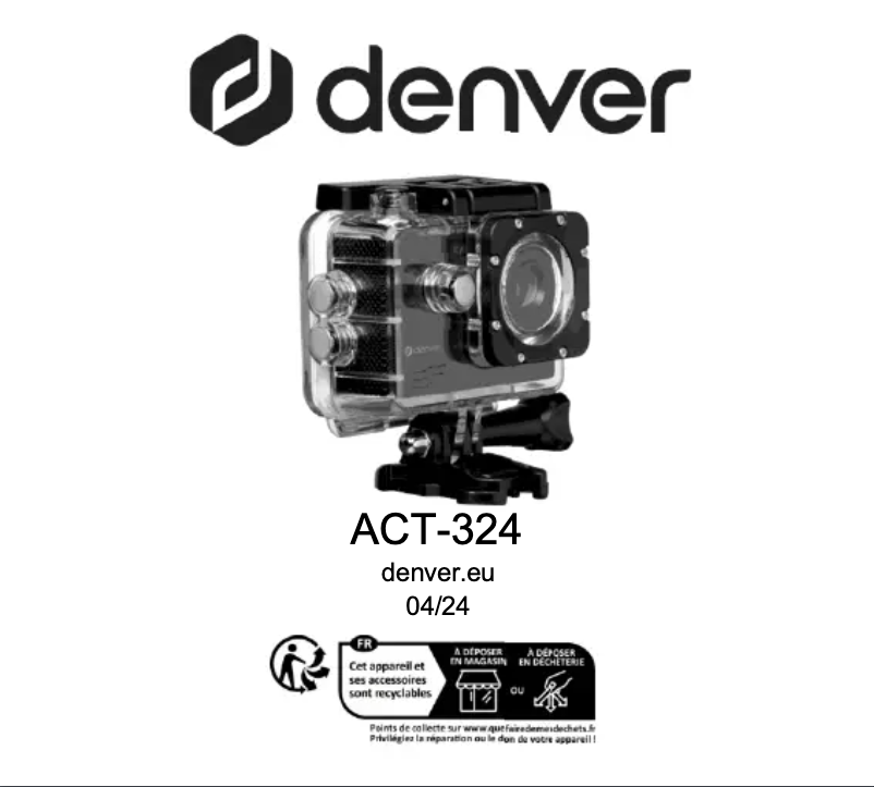 Imagen de la primera página del manual del dispositivo ACT-324