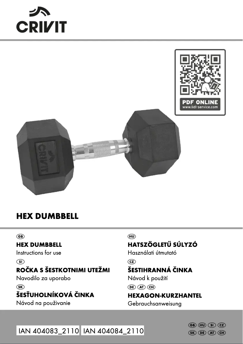 Imagen de la primera página del manual del dispositivo IAN 404083