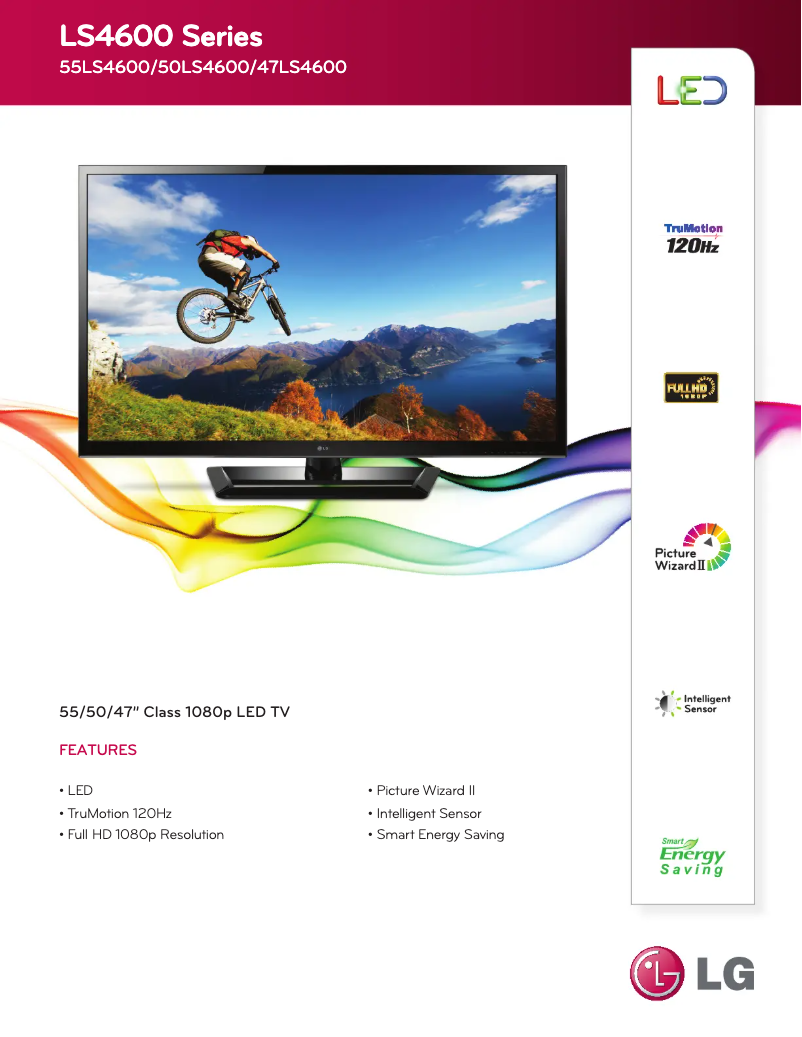 Imagen de la primera página del manual del dispositivo 47LS4600