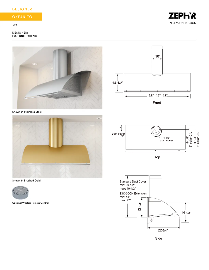 Imagen de la primera página del manual del dispositivo COK-E48CSX