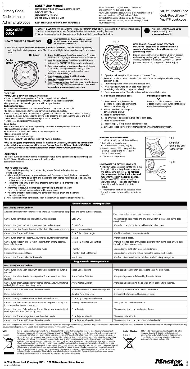Imagen de la primera página del manual del dispositivo 1500