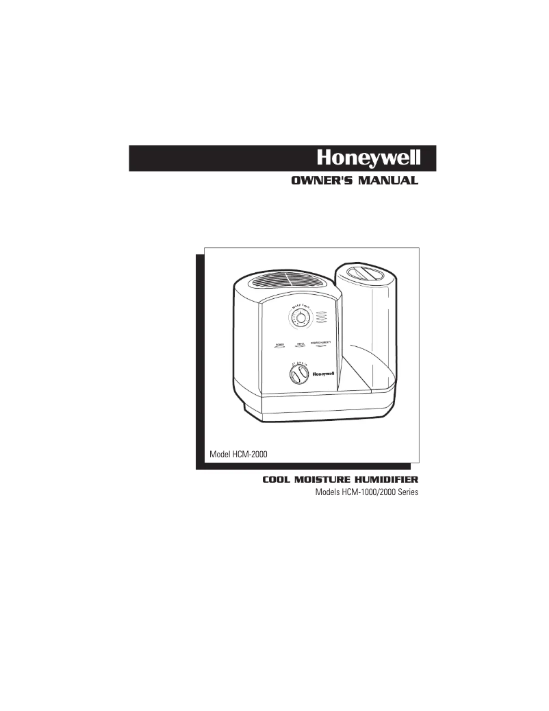Página 1 del manual Manual de usuario Honeywell HCM-2000