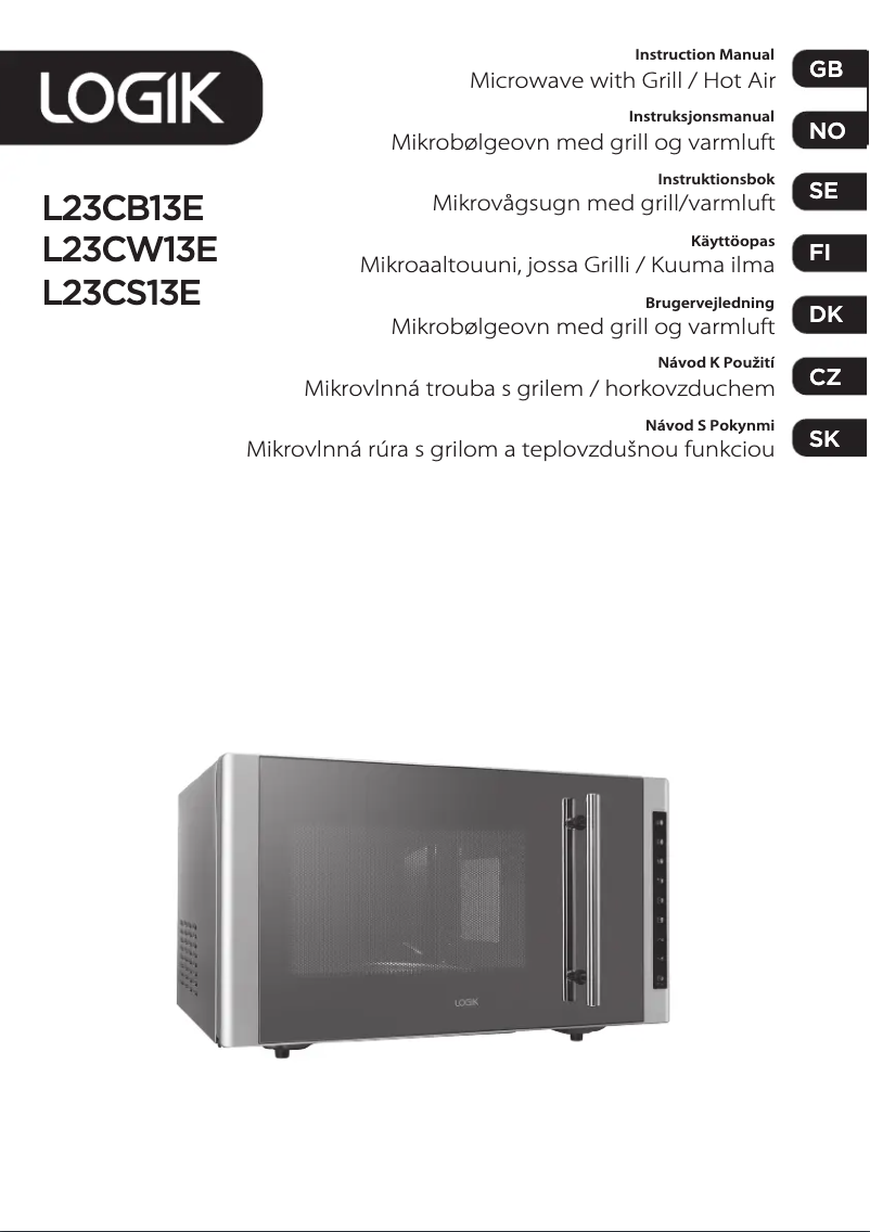 Imagen de la primera página del manual del dispositivo L23CS13E