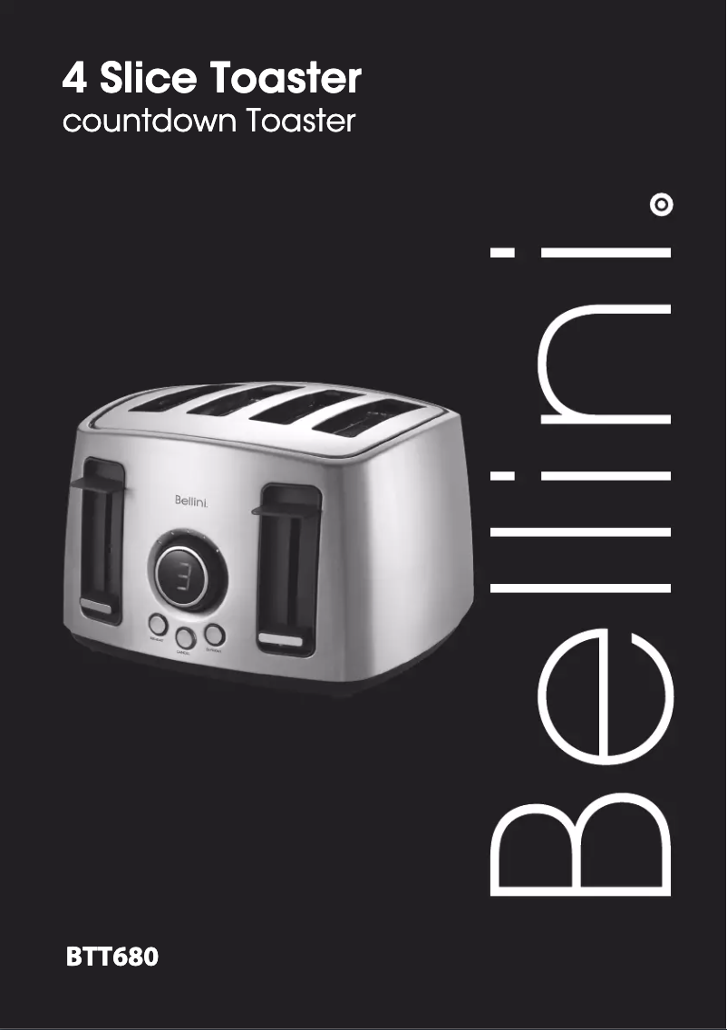 Página 1 del manual Manual de usuario Bellini BTT680
