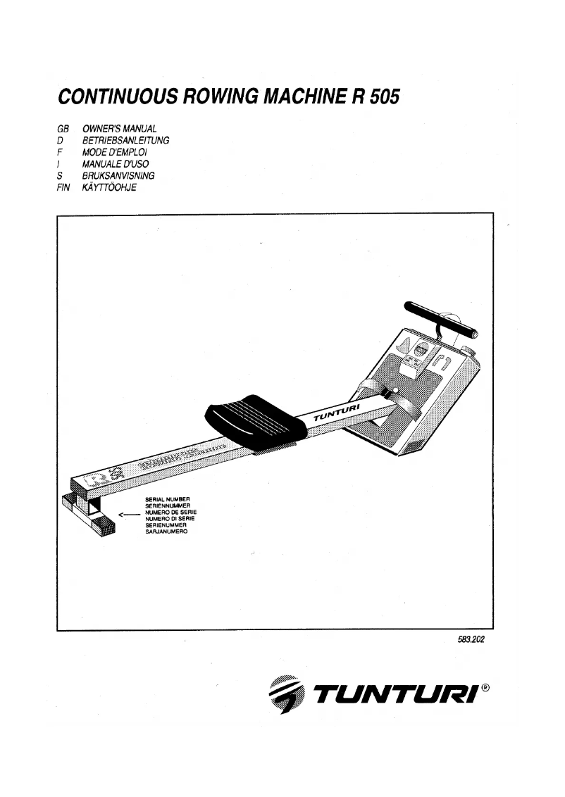 Imagen de la primera página del manual del dispositivo R505