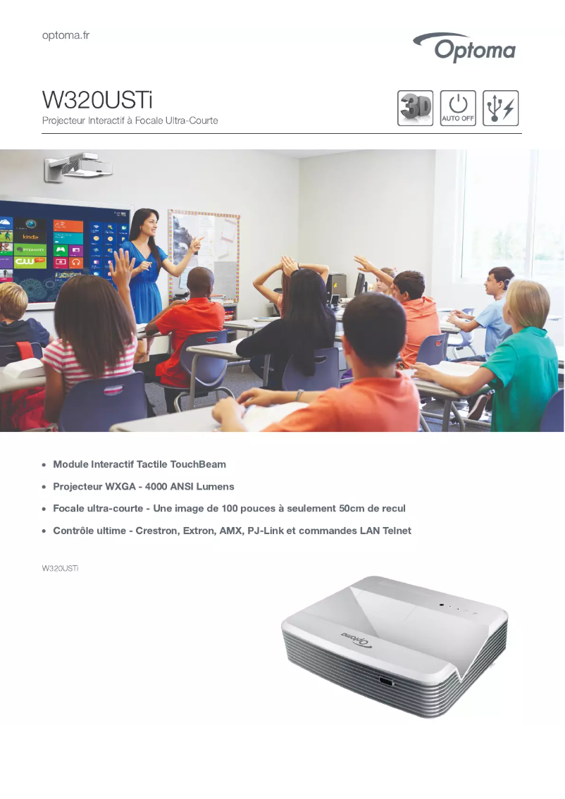 Imagen de la primera página del manual del dispositivo W320USTi