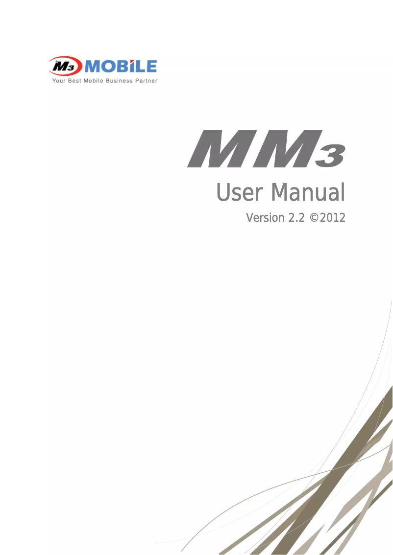 Imagen de la primera página del manual del dispositivo MM3