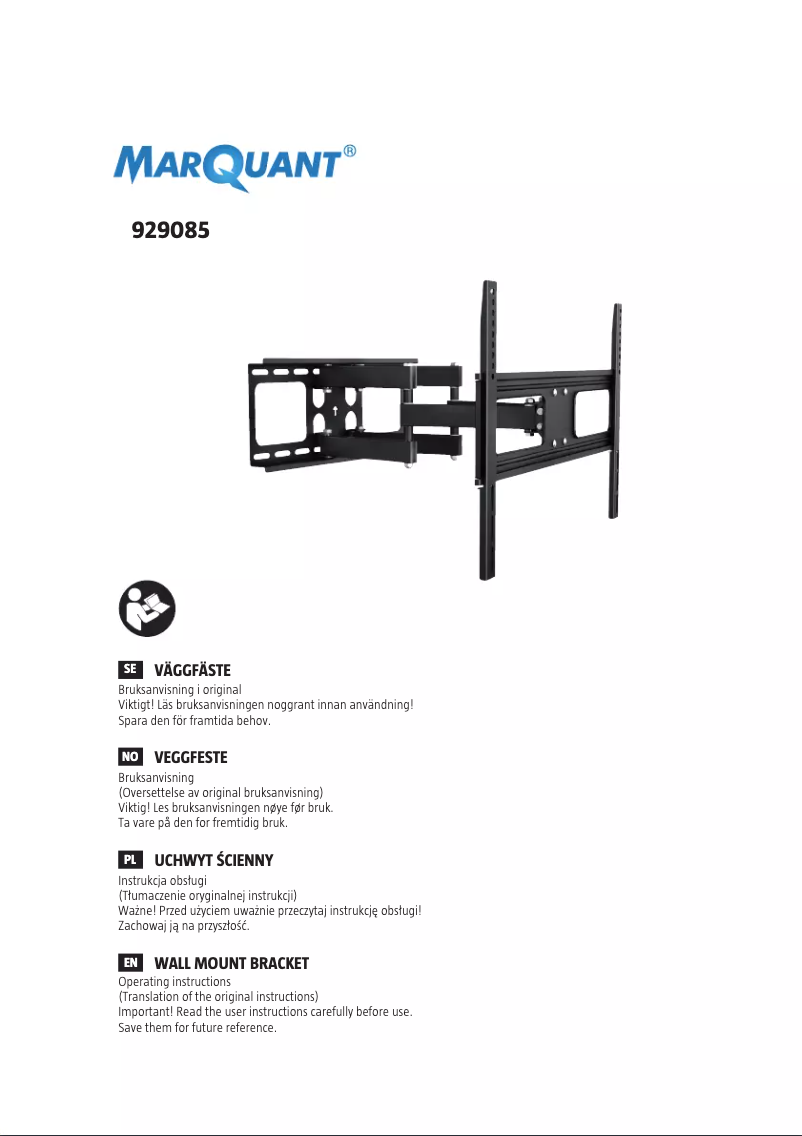 Página nº 1 - Manual de usuario Marquant 929-085