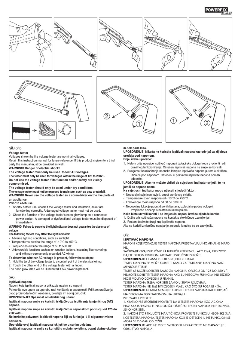 Página 1 del manual Manual de usuario Powerfix IAN 275353
