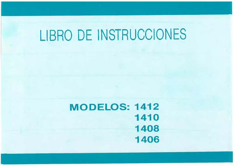 Página 1 del manual Manual de usuario Alfa 1412