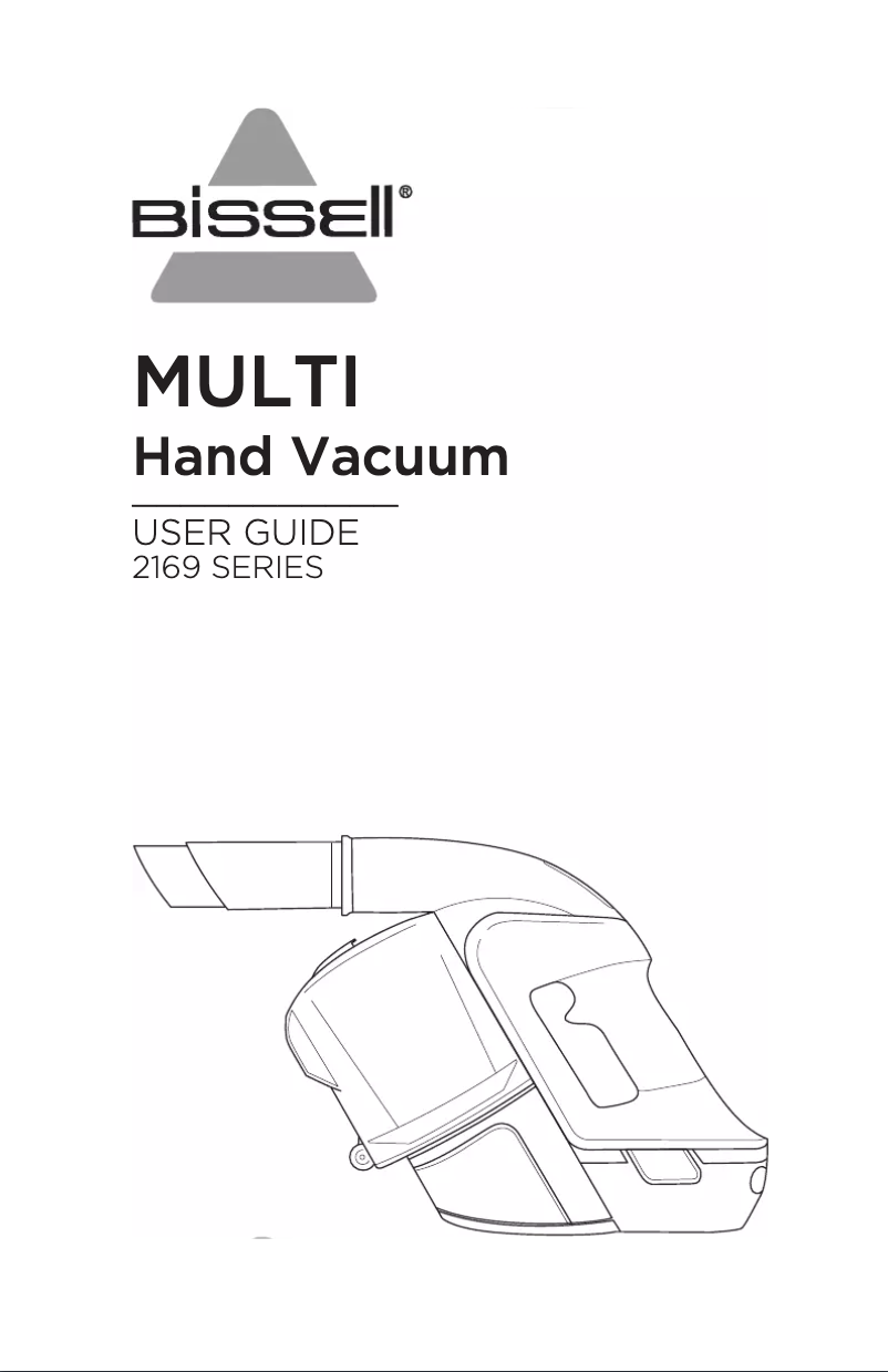 Página nº 1 - Manual de usuario Bissell Multi Hand Vacuum 2169