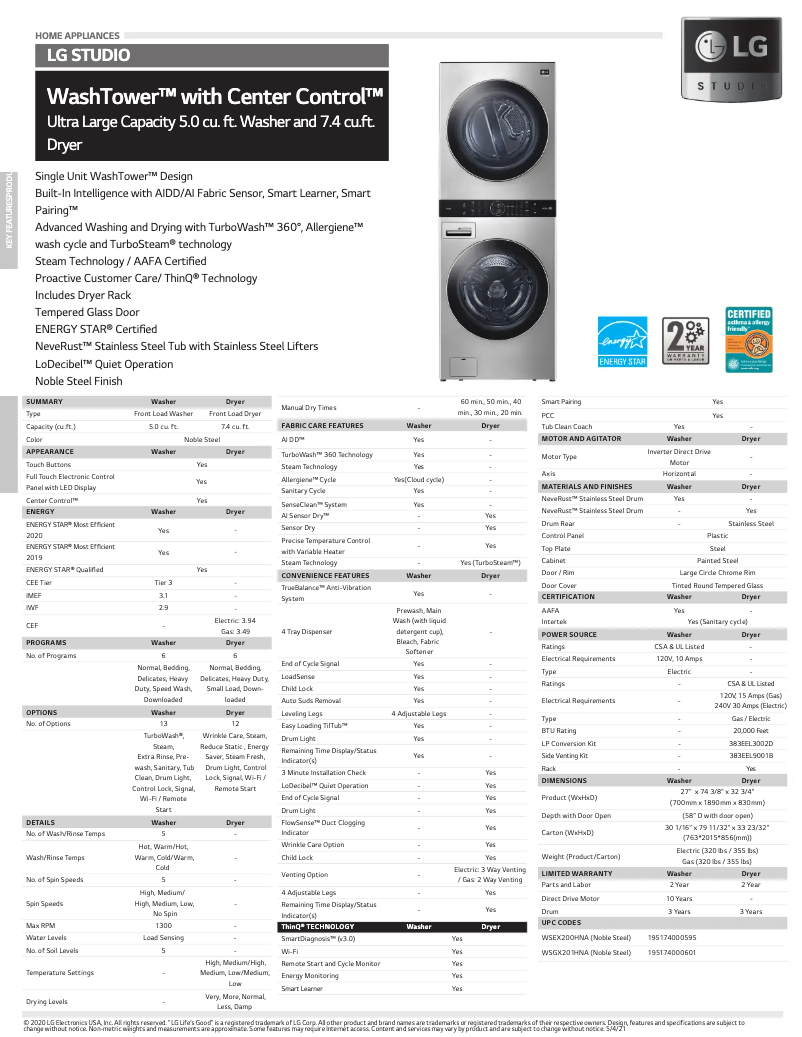 Imagen de la primera página del manual del dispositivo WSEX200HNA