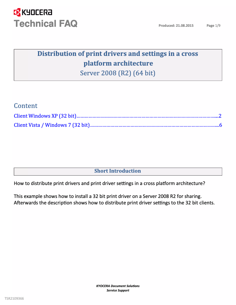 Imagen de la primera página del manual del dispositivo Ecosys M6026cdn