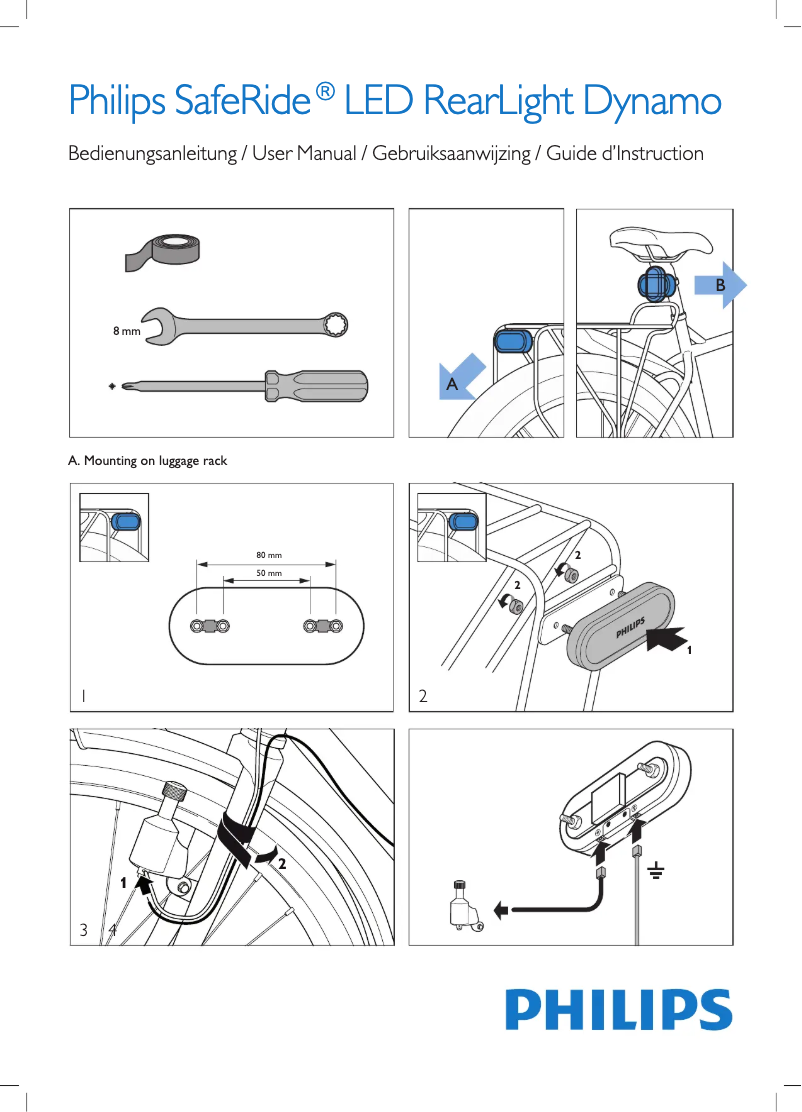 Página 1 del manual Manual de usuario Philips SafeRide LightRing