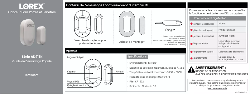 Imagen de la primera página del manual del dispositivo AK41TK