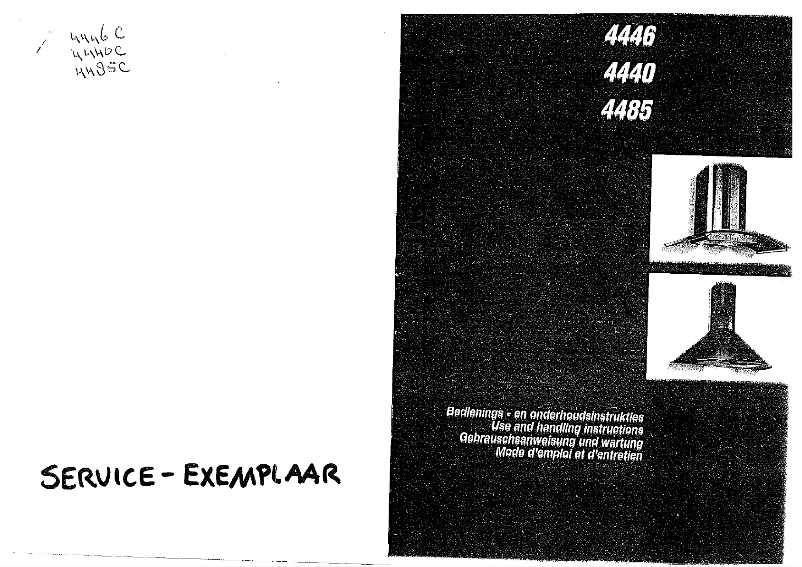 Imagen de la primera página del manual del dispositivo 4446C