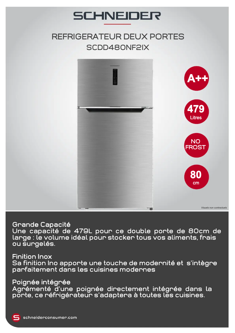 Imagen de la primera página del manual del dispositivo SCDD480NF2IX
