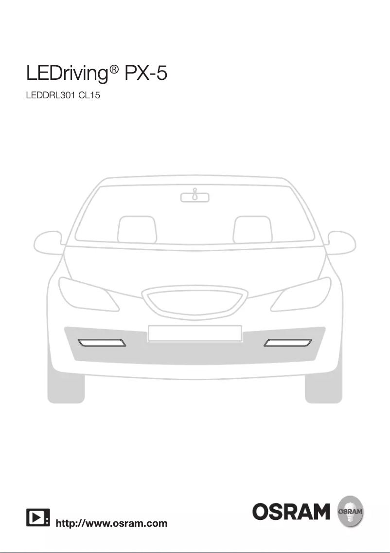 Página 1 del manual Manual de usuario Osram LEDriving PX-5