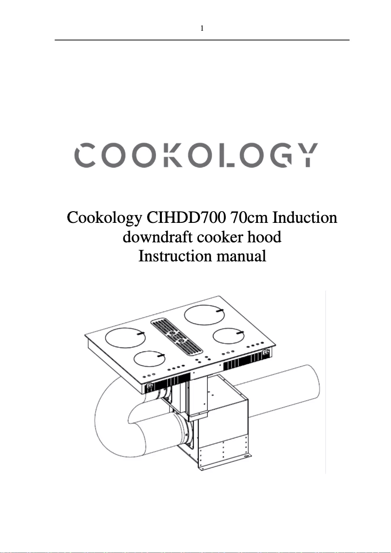 Página nº 1 - Manual de usuario Cookology CIHDD700