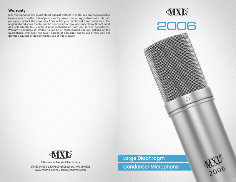 Imagen de la primera página del manual del dispositivo 2006