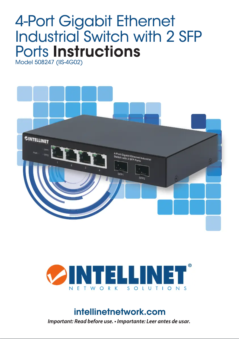 Imagen de la primera página del manual del dispositivo 508247