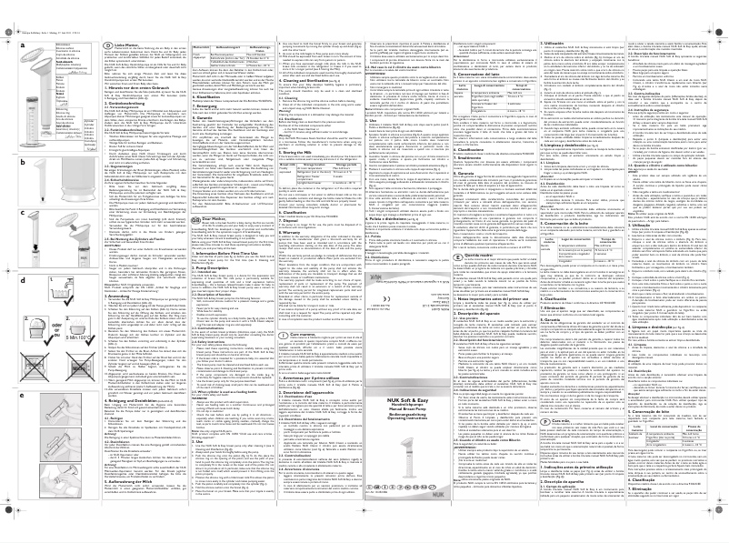 Imagen de la primera página del manual del dispositivo Soft & Easy