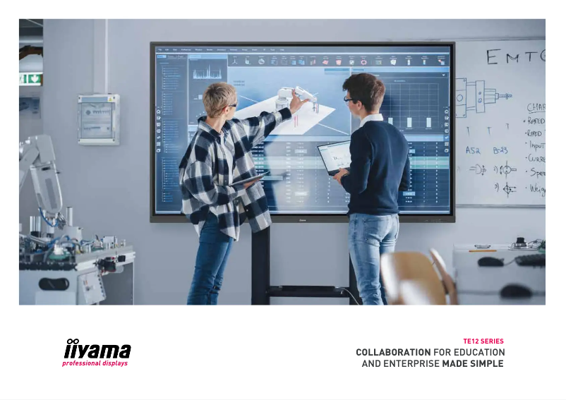 Imagen de la primera página del manual del dispositivo ProLite TE7512MIS