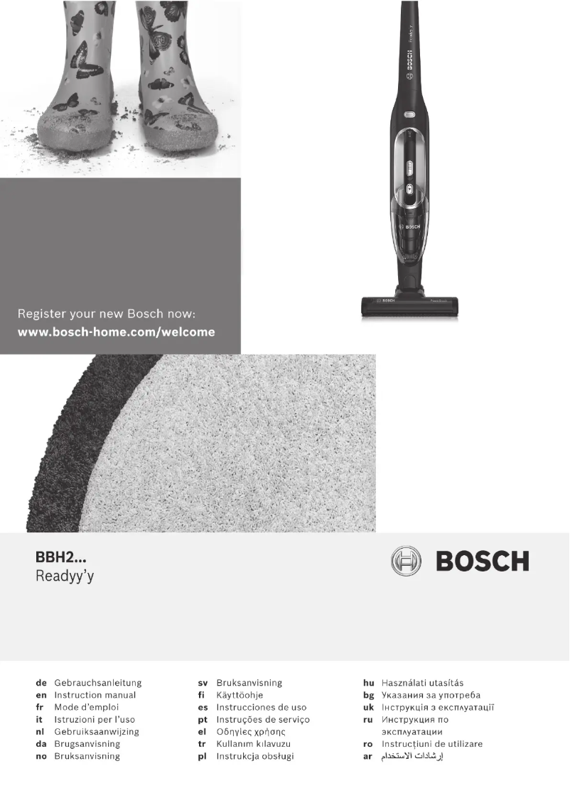 Página nº 1 - Manual de usuario Bosch BBH21622
