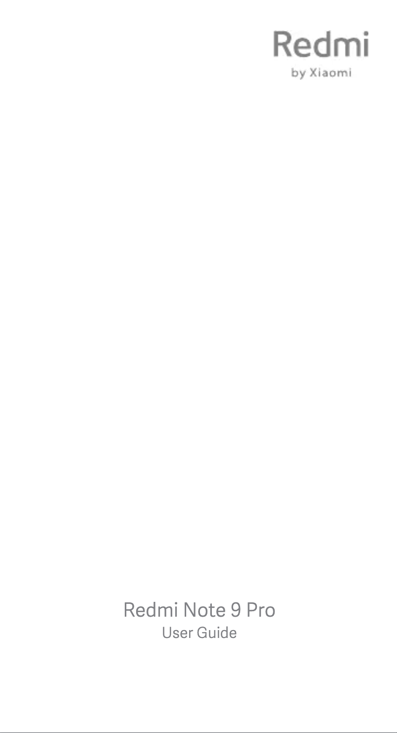 Imagen de la primera página del manual del dispositivo Note 9 Pro Max