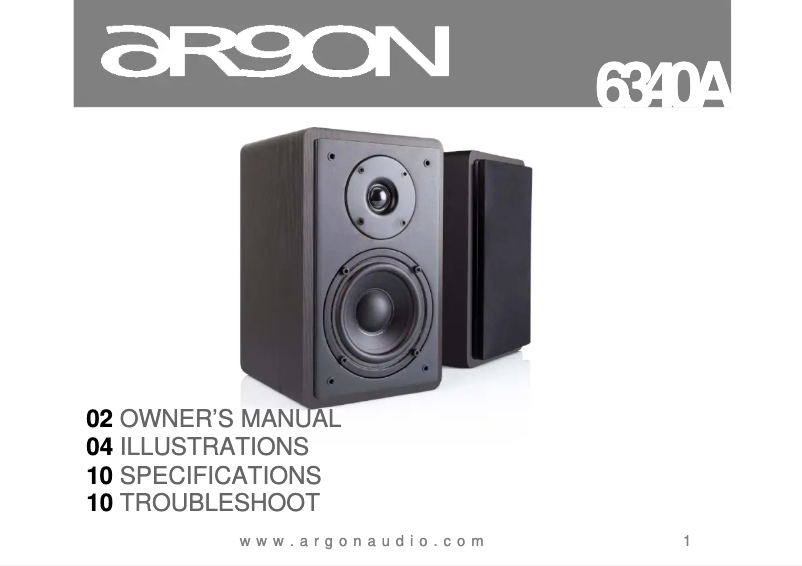 Imagen de la primera página del manual del dispositivo 6340A