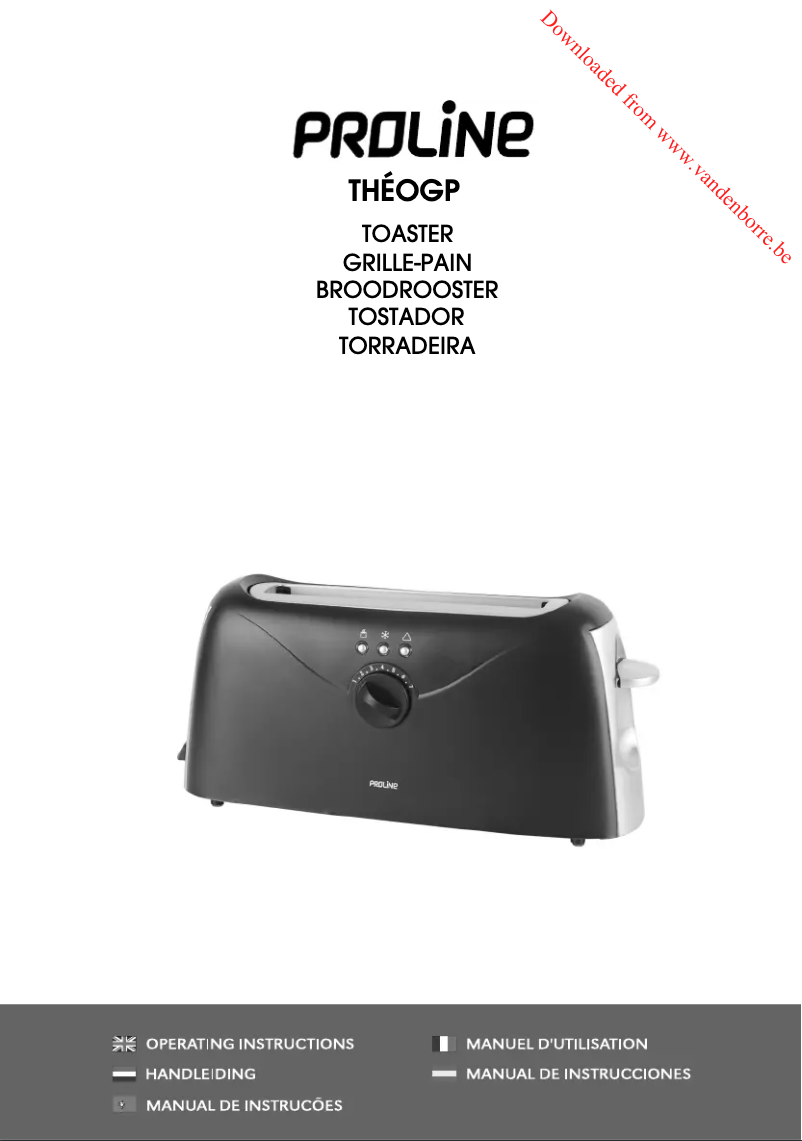 Imagen de la primera página del manual del dispositivo THEOGP