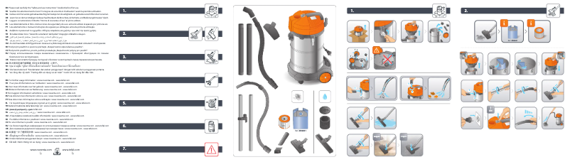 Imagen de la primera página del manual del dispositivo Wet & Dry Pro TQ5053
