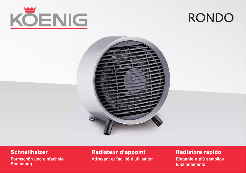 Página 1 del manual Manual de usuario Koenig Rondo B06152