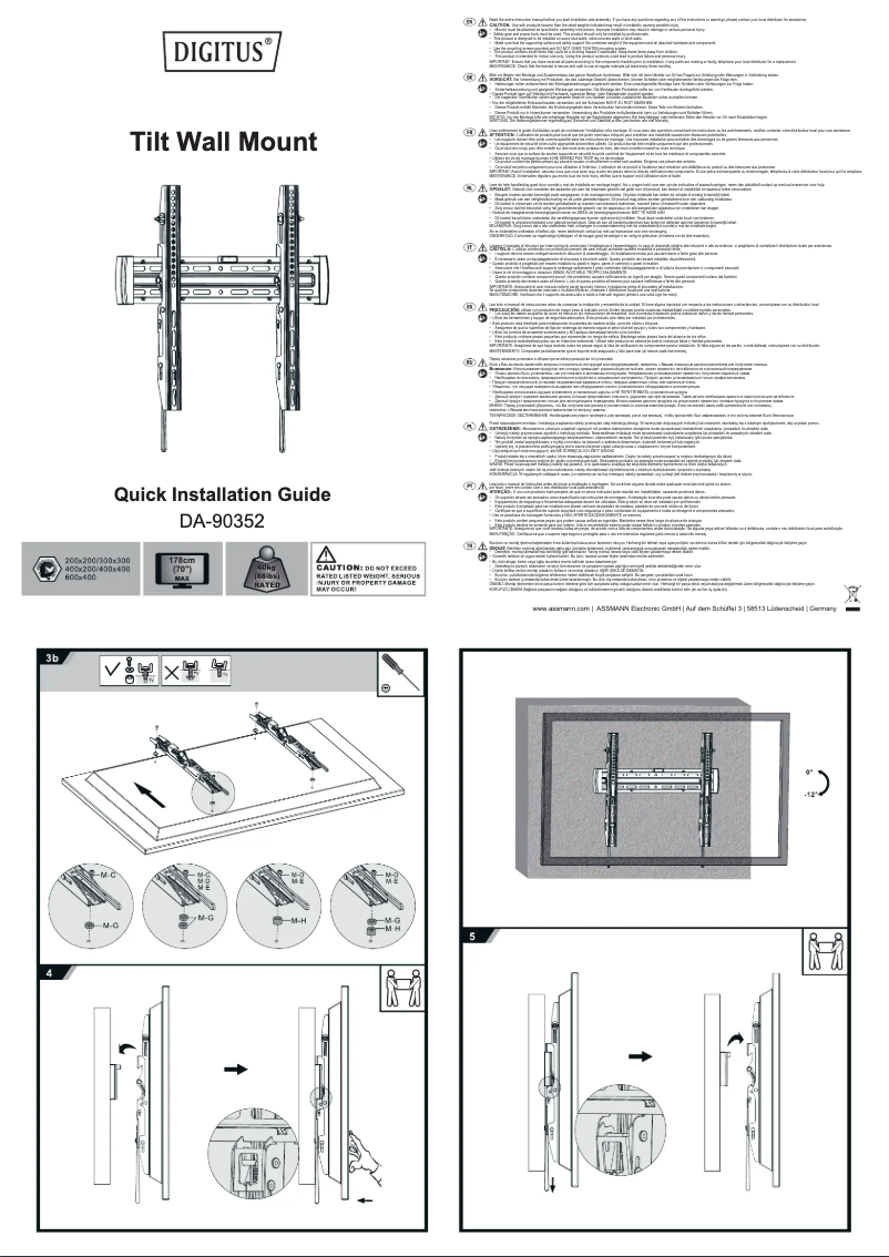 Imagen de la primera página del manual del dispositivo DA-90352