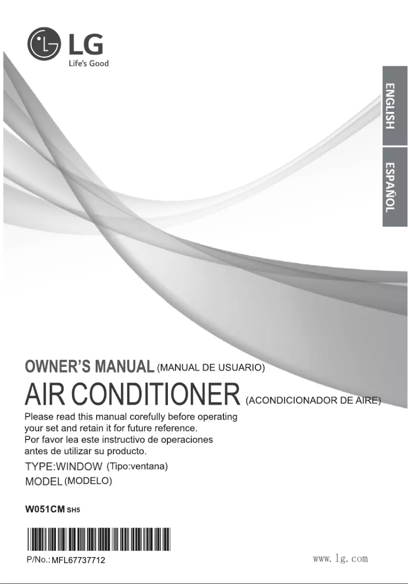 Página 1 del manual Manual de usuario LG W051CM
