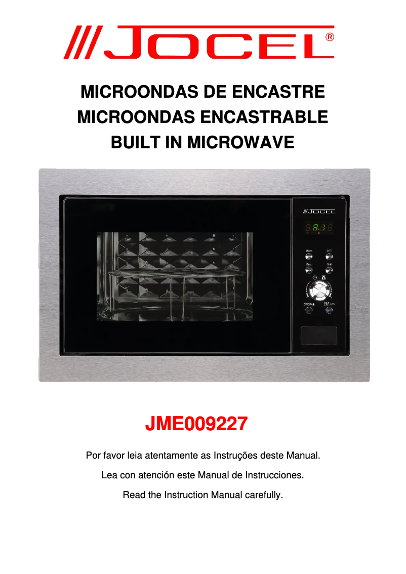 Página 1 del manual Manual de usuario Jocel JME009227