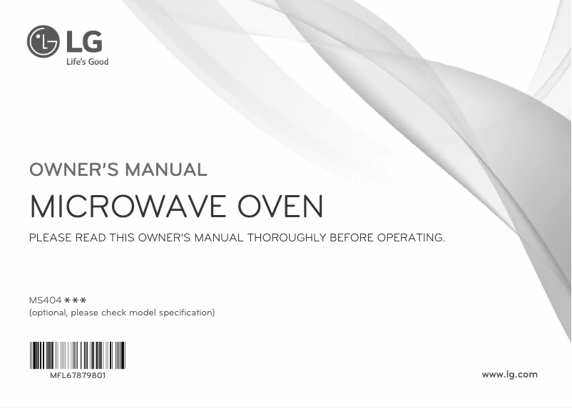 Página 1 del manual Manual de usuario LG MS4042GM