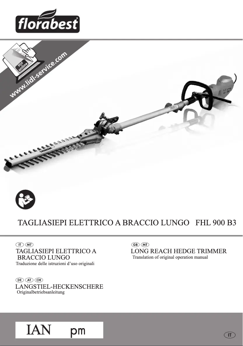 Imagen de la primera página del manual del dispositivo IAN 89308