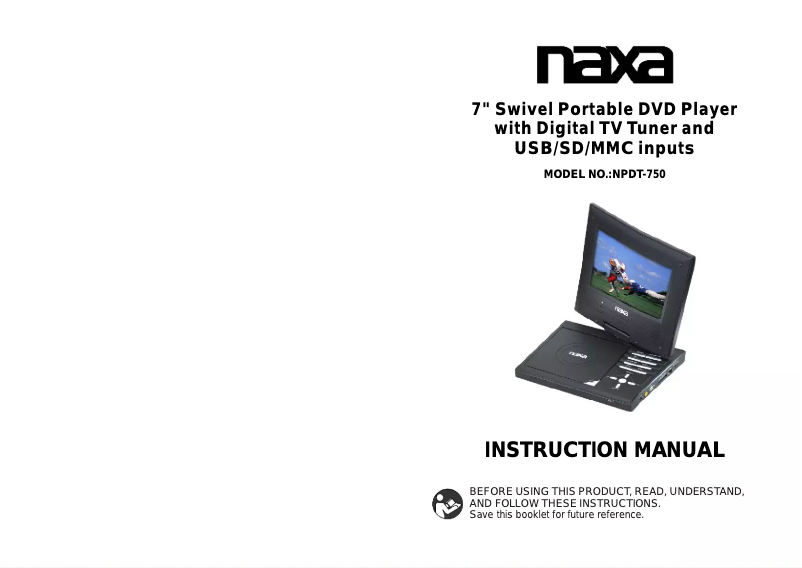 Imagen de la primera página del manual del dispositivo NPDT-750