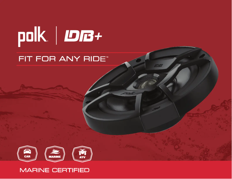 Página 1 del manual Folleto Polk DB 842 DVC