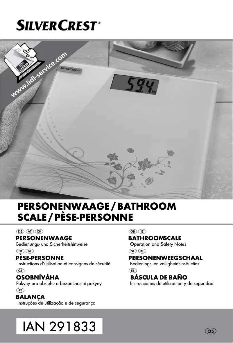 Imagen de la primera página del manual del dispositivo IAN 291833