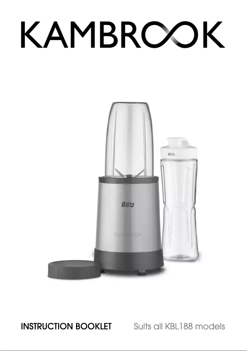 Página 1 del manual Manual de usuario Kambrook KBL188
