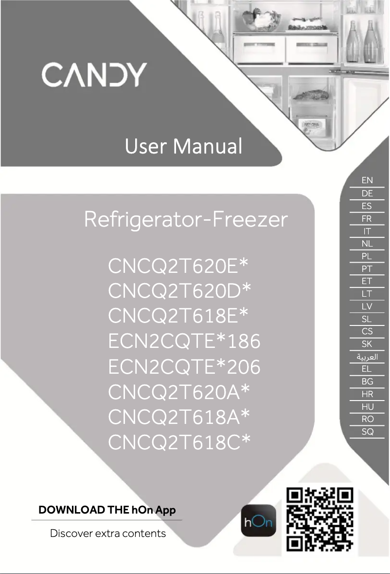 Imagen de la primera página del manual del dispositivo ECN2CQTEB186