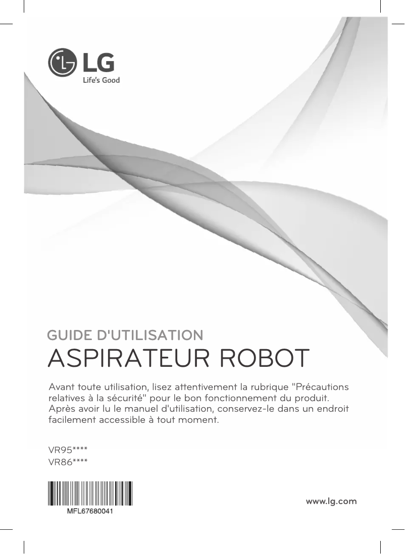 Página 1 del manual Manual de usuario LG VR8600RB