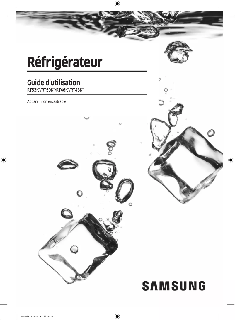 Imagen de la primera página del manual del dispositivo RT53K633PSL