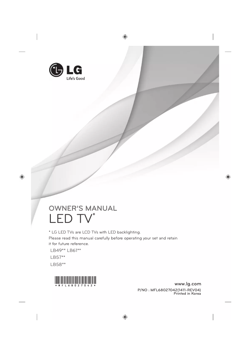 Página nº 1 - Manual de usuario LG 32LB580U
